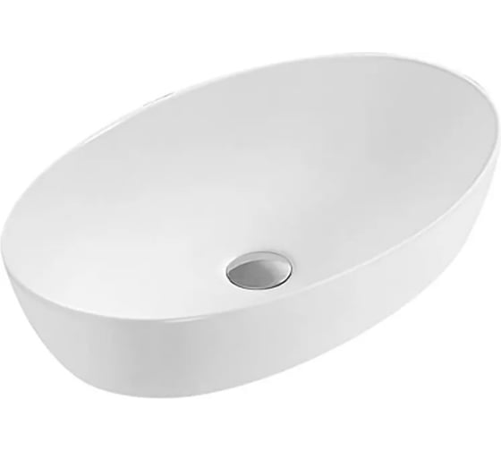 Накладной умывальник чаша Ceramicanova Element овальная, 610х410х150 мм CN5018 1