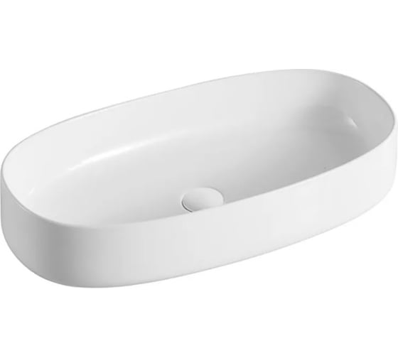 Накладной умывальник чаша Ceramicanova Element овальная, 675х350х140 мм CN5022