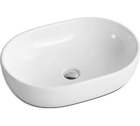 Накладной умывальник чаша Ceramicanova Element овальная, 480х350х140 мм CN6019