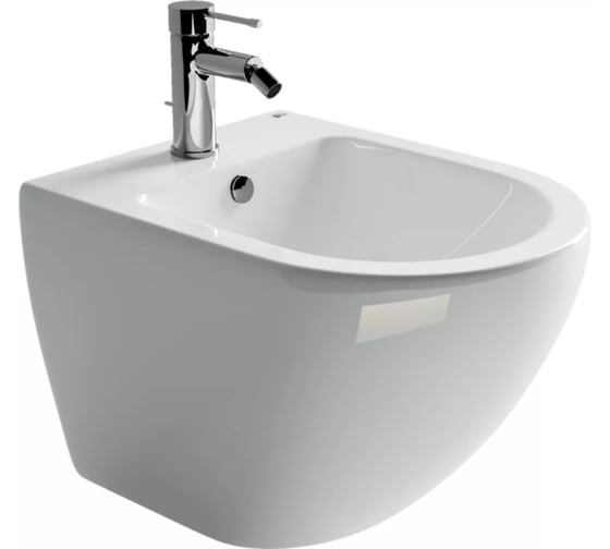 Подвесное биде Ceramicanova METROPOL Rimless, 1 отверстие под смеситель, с крепежом CN4003 1