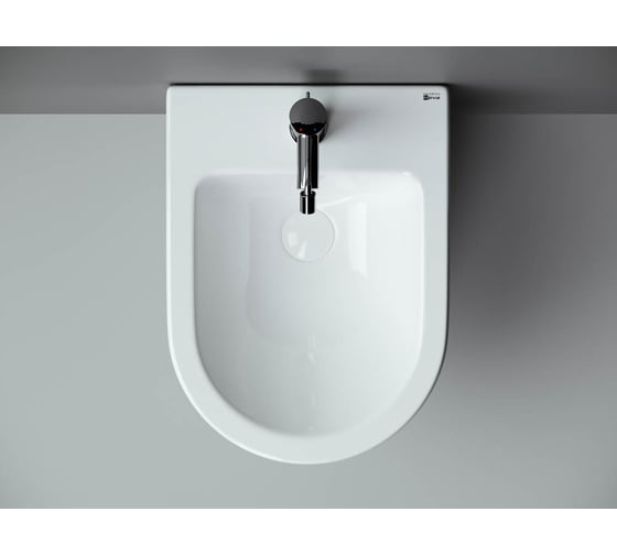 Подвесное биде Ceramicanova METROPOL Rimless, 1 отверстие под смеситель, с крепежом CN4003