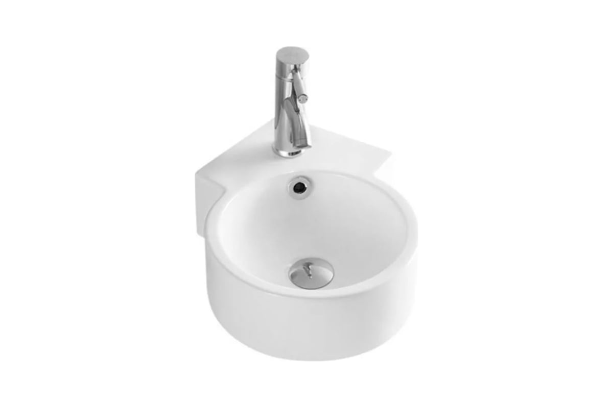 Подвесной умывальник Ceramica Nova Element угловой, 310х430х125 мм ...