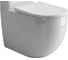 Напольная пристенная чаша унитаза Ceramicanova MIA Rimless CN1801-B 1