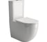 Напольная пристенная чаша унитаза Ceramicanova MIA Rimless CN1801-B 7