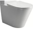Напольная пристенная чаша унитаза Ceramicanova HIGHLIGHT Rimless CN1802-B 1