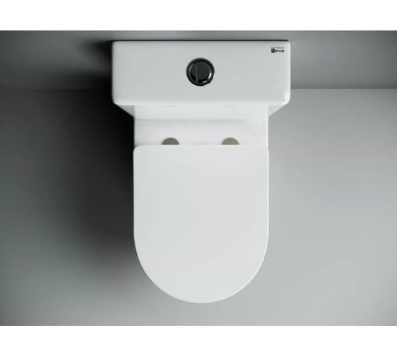 Напольная пристенная чаша унитаза Ceramicanova METROPOL Rimless CN4001-B