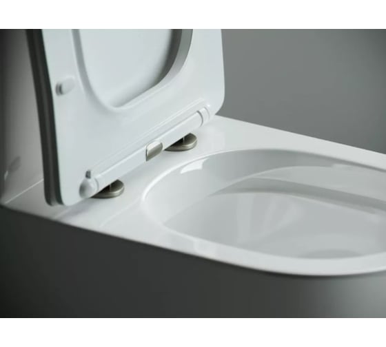 Напольная пристенная чаша унитаза Ceramicanova METROPOL Rimless CN4001-B