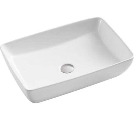 Накладной умывальник чаша Ceramicanova FORM прямоугольная 590х400х140 мм CN2003