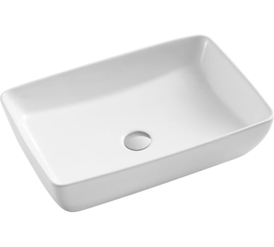 Накладной умывальник чаша Ceramicanova FORM прямоугольная 590х400х140 мм CN2003 1
