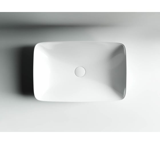 Накладной умывальник чаша Ceramicanova FORM прямоугольная 590х400х140 мм CN2003