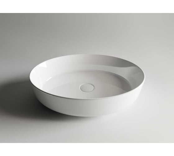 Накладной умывальник чаша Ceramicanova Element овальная 550х400х140 мм CN5002