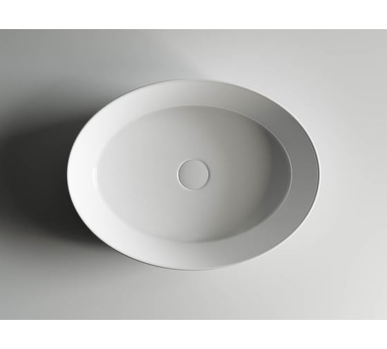 Накладной умывальник чаша Ceramicanova Element овальная 550х400х140 мм CN5002