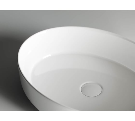 Накладной умывальник чаша Ceramicanova Element овальная 550х400х140 мм CN5002