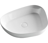 Накладной умывальник чаша Ceramicanova Element неправильной формы, 550х400х140 мм CN5003