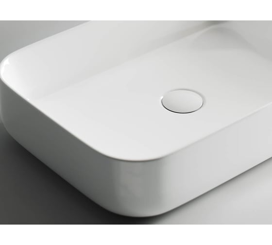 Накладной умывальник чаша Ceramicanova Element прямоугольная, 600х420х140 мм CN5004