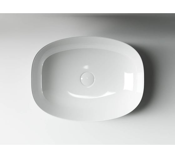 Накладной умывальник чаша Ceramicanova Element овальная, 500х380х140 мм CN5005