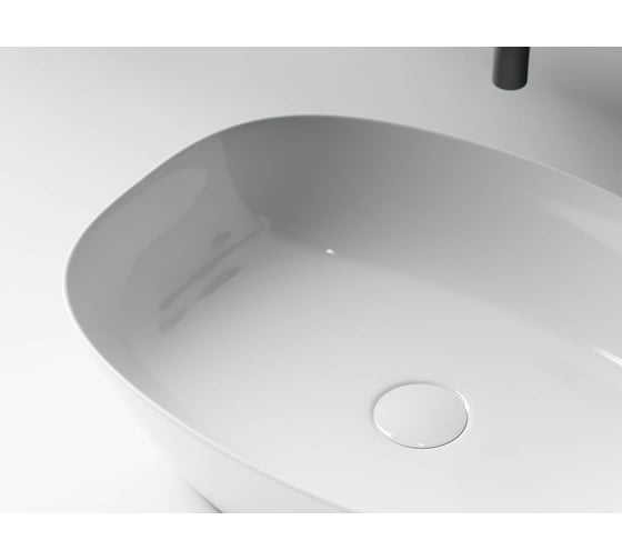 Накладной умывальник чаша Ceramicanova Element овальная, 500х380х140 мм CN5005