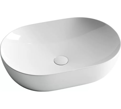 Накладной умывальник чаша Ceramicanova Element овальная, 600х415х135 мм CN5009