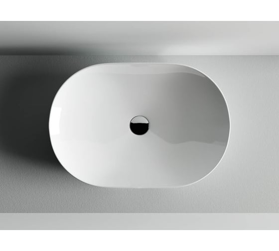 Накладной умывальник чаша Ceramicanova Element овальная, 600х415х135 мм CN5009