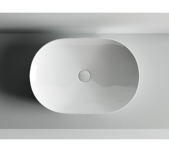 Накладной умывальник чаша Ceramicanova Element овальная, 600х415х135 мм CN5009