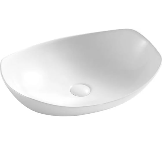 Накладной умывальник чаша Ceramicanova Element овальная, 560х400х155 мм CN5016