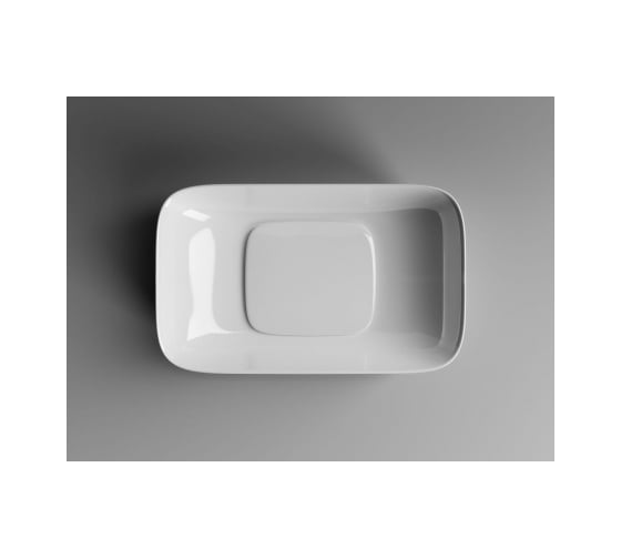 Накладной умывальник чаша Ceramicanova Element прямоугольная, 600х375х145 мм CN5021