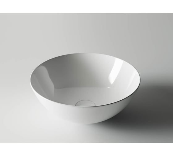 Накладной умывальник чаша Ceramicanova Element круглая, 358х358х155 мм CN6002