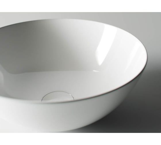 Накладной умывальник чаша Ceramicanova Element круглая, 358х358х155 мм CN6002