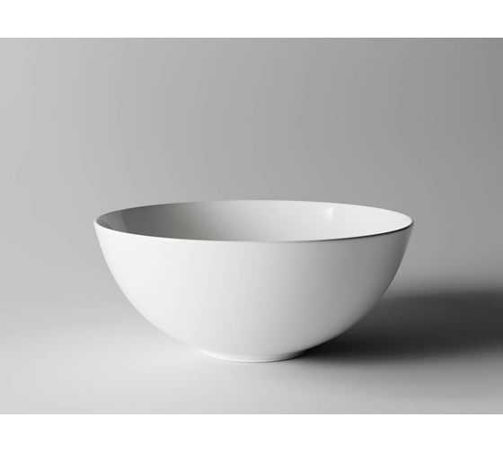 Накладной умывальник чаша Ceramicanova Element круглая, 358х358х155 мм CN6002