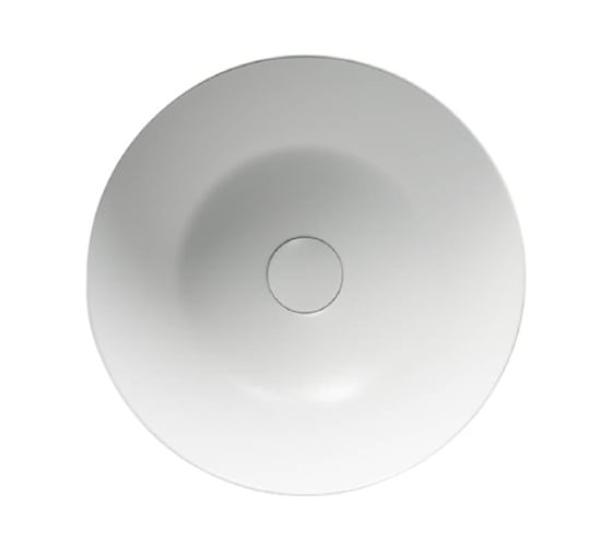 Умывальник чаша Ceramicanova Element накладная, круглая, цвет белый матовый, 358х358х155 мм CN6003 1
