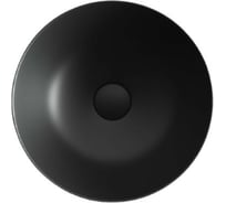 Умывальник чаша Ceramicanova Element накладная, круглая, цвет чёрный матовый 358х358х155 мм CN6004