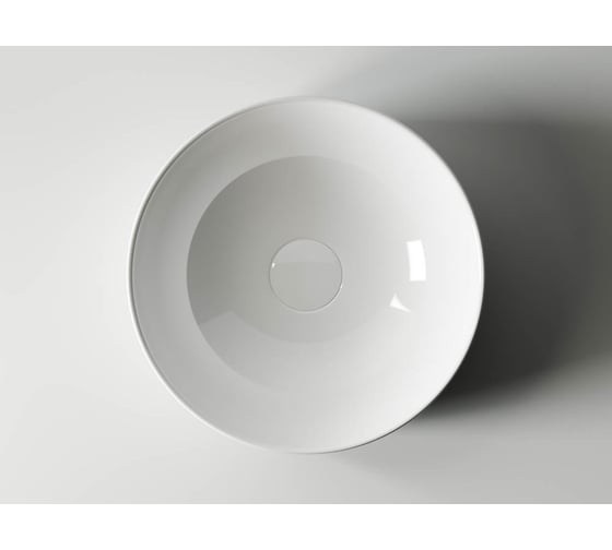 Умывальник чаша Ceramicanova Element накладная, круглая, 355х355х125 мм CN6005