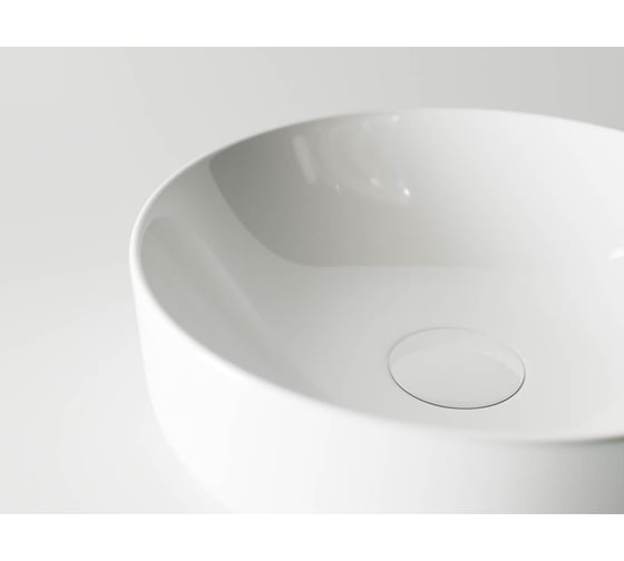 Умывальник чаша Ceramicanova Element накладная, круглая, 355х355х125 мм CN6005