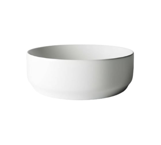 Умывальник чаша Ceramicanova Element накладная, круглая, цвет белый матовый 355х355х125 мм CN6006