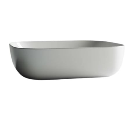 Умывальник чаша Ceramicanova накладная, прямоугольная Element 505х405х140 мм CN6008