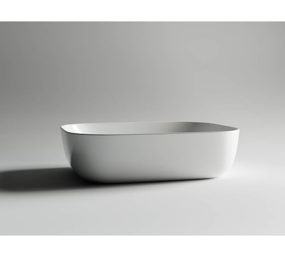 Умывальник чаша Ceramicanova накладная, прямоугольная Element 505х405х140 мм CN6008