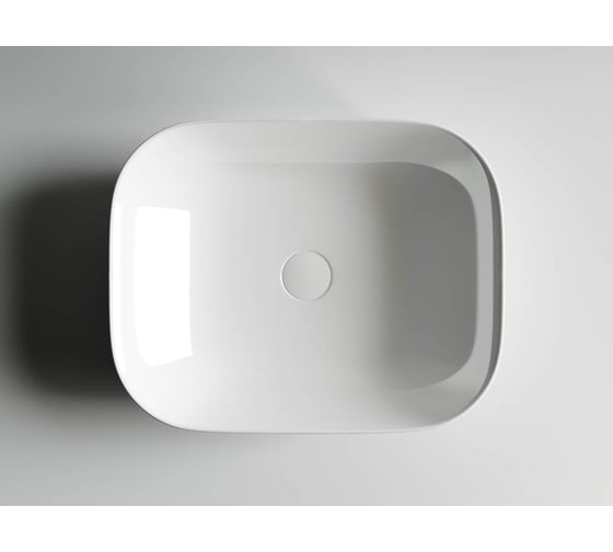 Умывальник чаша Ceramicanova накладная, прямоугольная Element 505х405х140 мм CN6008