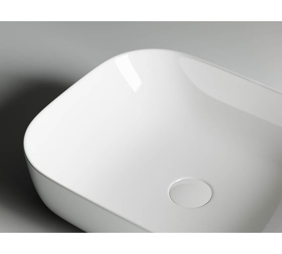 Умывальник чаша Ceramicanova накладная, прямоугольная Element 505х405х140 мм CN6008
