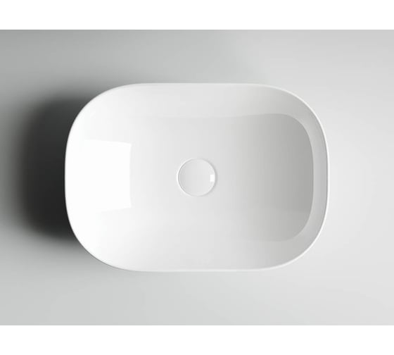 Умывальник чаша Ceramicanova Element накладная, прямоугольная 455х325х135 мм CN6009