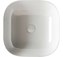 Умывальник чаша Ceramicanova Element накладная, квадратная 415х415х145 мм CN6010