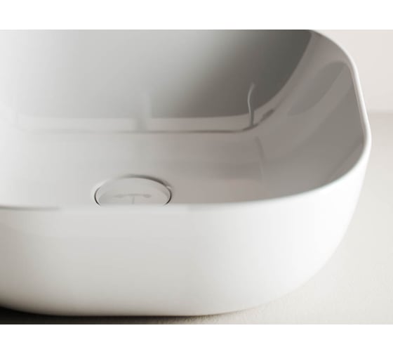 Умывальник чаша Ceramicanova Element накладная, квадратная 415х415х145 мм CN6010