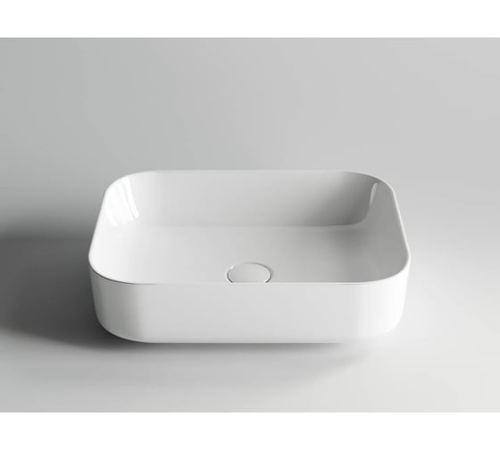 Умывальник чаша Ceramicanova Element накладная, прямоугольная, 500х390х130 мм CN6011