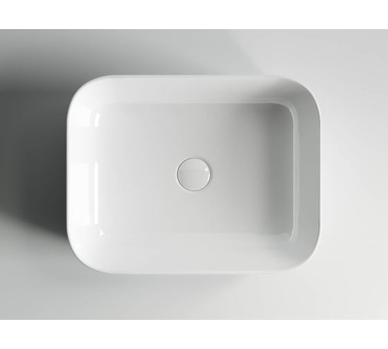 Умывальник чаша Ceramicanova Element накладная, прямоугольная, 500х390х130 мм CN6011