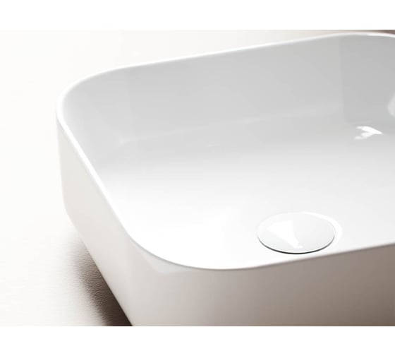 Умывальник чаша Ceramicanova Element  накладная, квадратная 385х385х135 мм CN6012