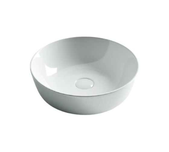Умывальник чаша Ceramicanova Element накладная, круглая 415х415х135 мм CN6013 1