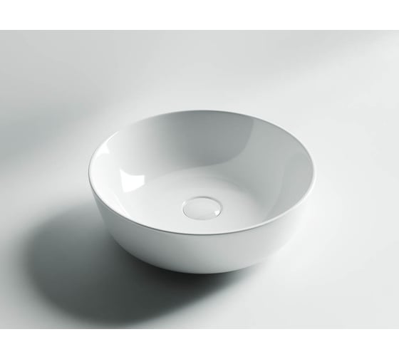 Умывальник чаша Ceramicanova Element накладная, круглая 415х415х135 мм CN6013