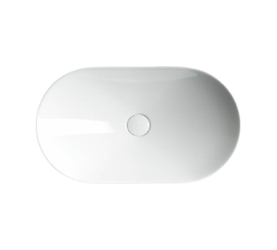 Умывальник чаша Ceramicanova Element накладная, овальная 620х360х145 мм CN6015