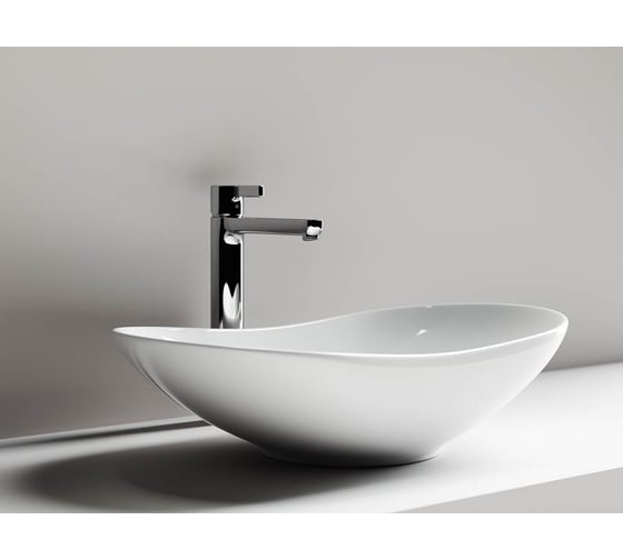 Умывальник чаша Ceramicanova Element накладная, овальная 620х360х145 мм CN6015