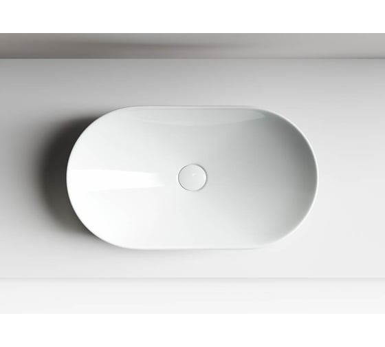 Умывальник чаша Ceramicanova Element накладная, овальная 620х360х145 мм CN6015