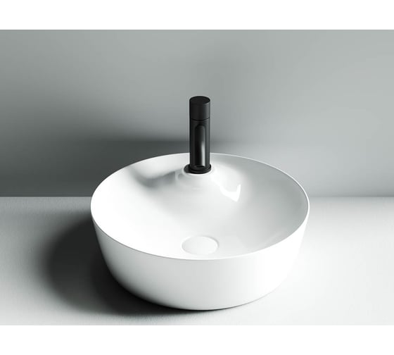 Умывальник чаша Ceramicanova Element накладная, круглая 435х435х135 мм CN6014
